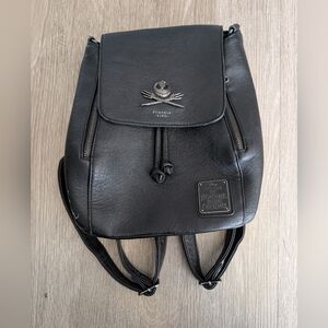 Disney The Nightmare Before Christmas Black Faux Leather Backpack